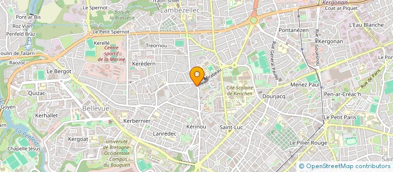 localisation de l'entreprise MONSIEUR NICOLAS HODEAU à BREST