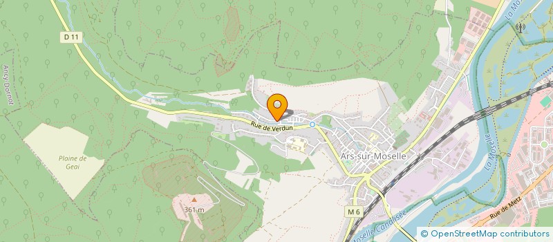 localisation de l'entreprise MONSIEUR NICOLAS HOELTZEL  ARS-SUR-MOSELLE