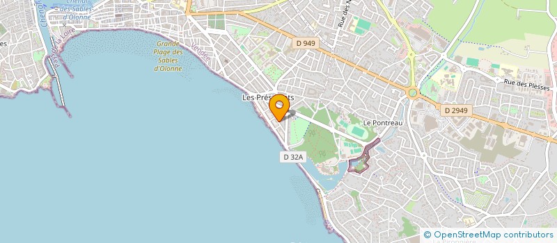 localisation de l'entreprise MONSIEUR NICOLAS HOLDRINET à LES SABLES D'OLONNE