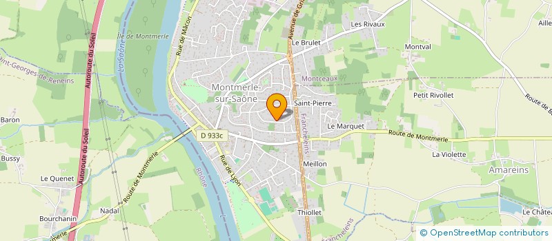localisation de l'entreprise MONSIEUR NICOLAS HOLZAPFEL à MONTMERLE-SUR-SAONE
