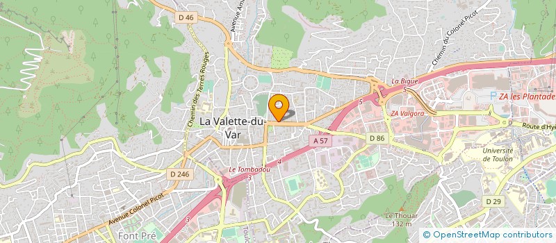 localisation de l'entreprise MONSIEUR NICOLAS HONORAT NOSETTI à LA VALETTE-DU-VAR