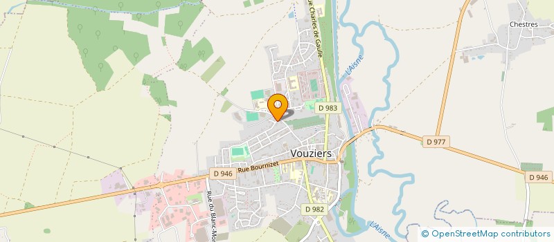 localisation de l'entreprise MONSIEUR NICOLAS HONORE  VOUZIERS