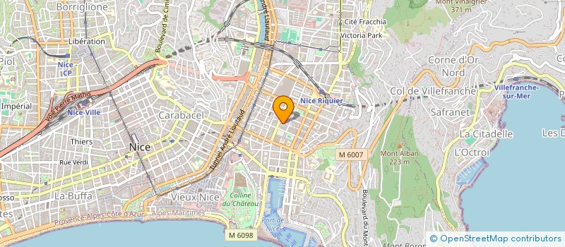 localisation de l'entreprise MONSIEUR NICOLAS HONQUERT à NICE