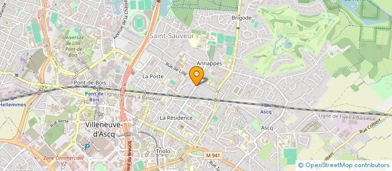 localisation de l'entreprise MONSIEUR NICOLAS HOOGSTOEL à VILLENEUVE-D'ASCQ