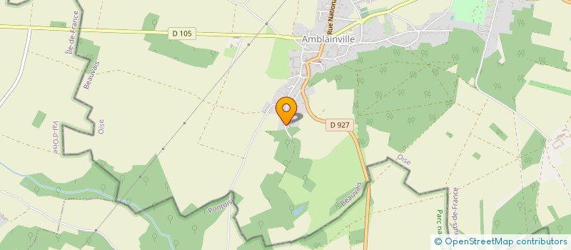 localisation de l'entreprise MONSIEUR NICOLAS HOPEN  AMBLAINVILLE