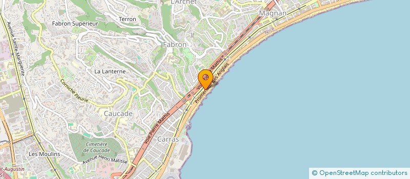 localisation de l'entreprise MONSIEUR NICOLAS HORNEZ à NICE