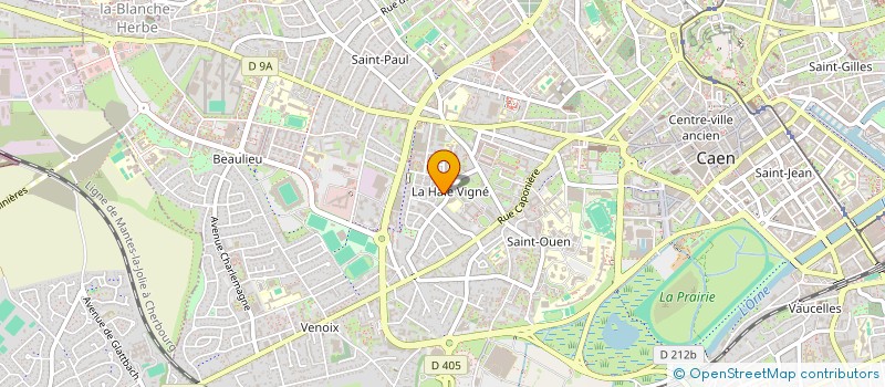 localisation de l'entreprise MONSIEUR NICOLAS HOUDANT à CAEN