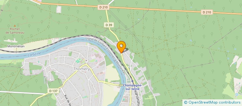 localisation de l'entreprise MONSIEUR NICOLAS HOUSSET  CHAMPAGNE-SUR-SEINE