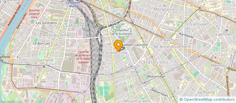 localisation de l'entreprise MONSIEUR NICOLAS HU  LYON