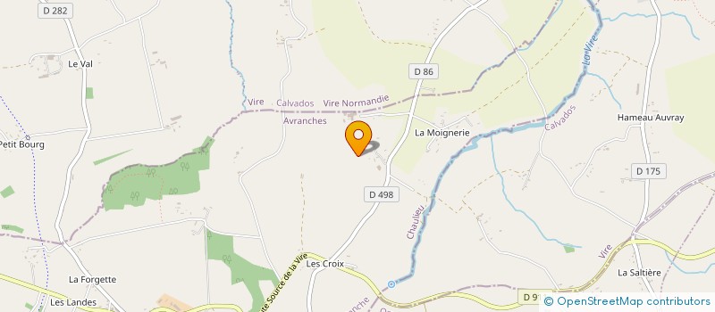 localisation de l'entreprise MONSIEUR NICOLAS HUARD  CHAULIEU