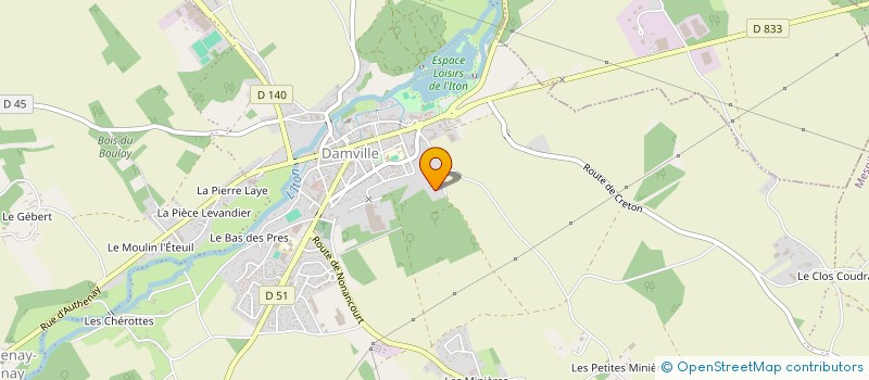 localisation de l'entreprise MONSIEUR NICOLAS HUARD  MESNILS-SUR-ITON