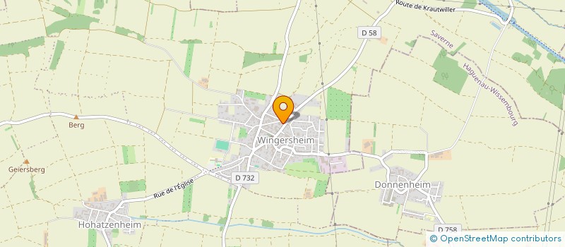 localisation de l'entreprise MONSIEUR NICOLAS HUBER à WINGERSHEIM LES QUATRE BANS