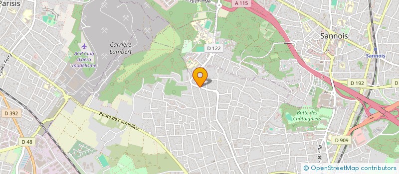 localisation de l'entreprise MONSIEUR NICOLAS HUBERT  ARGENTEUIL