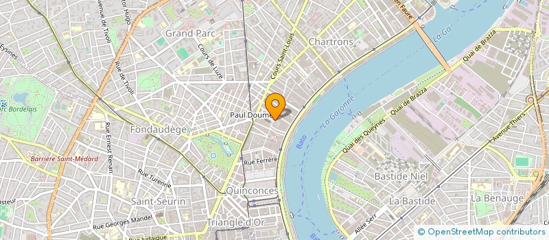 localisation de l'entreprise MONSIEUR NICOLAS HUET  BORDEAUX