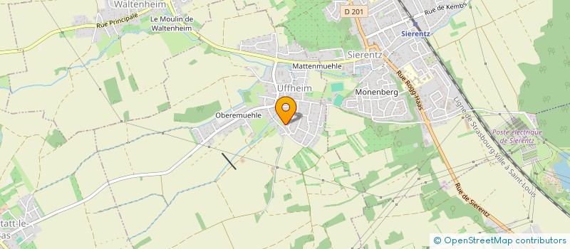 localisation de l'entreprise MONSIEUR NICOLAS HUG  SCHLIERBACH