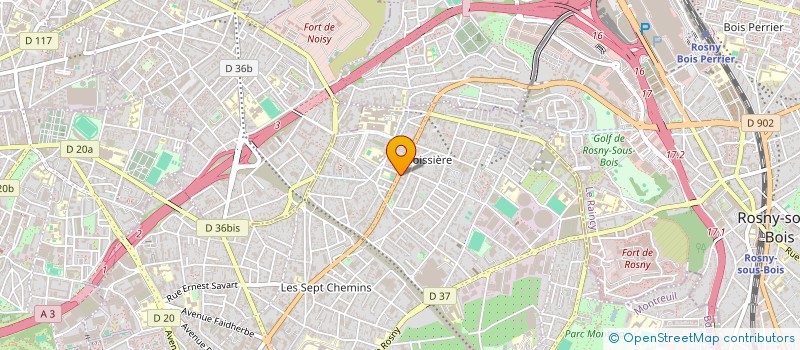 localisation de l'entreprise MONSIEUR NICOLAS HUGUES à MONTREUIL