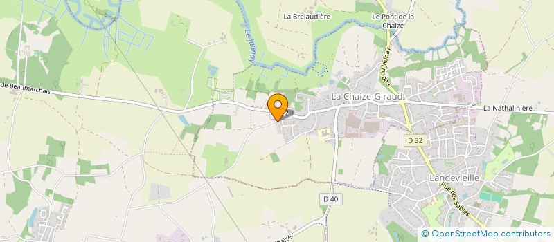 localisation de l'entreprise MONSIEUR NICOLAS HUGUET  LA CHAIZE-GIRAUD