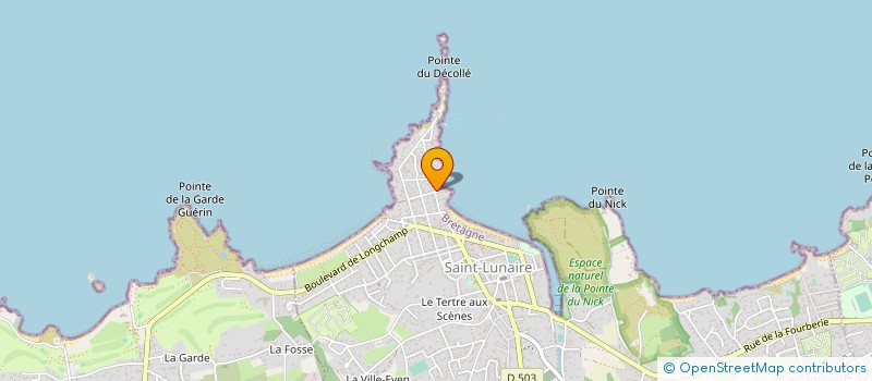 localisation de l'entreprise MONSIEUR NICOLAS HULOT  SAINT-LUNAIRE