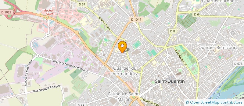 localisation de l'entreprise MONSIEUR NICOLAS HURIEZ à SAINT-QUENTIN