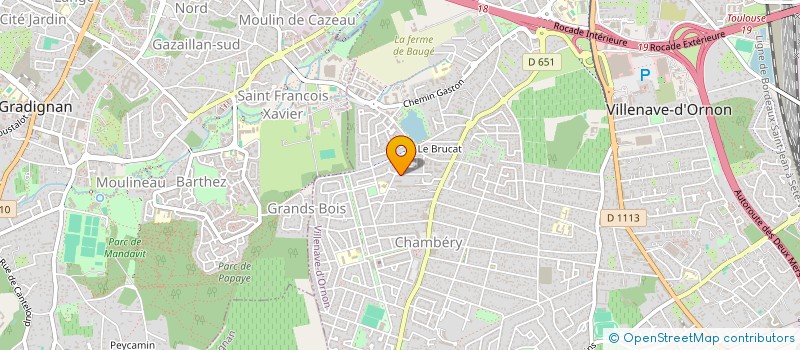 localisation de l'entreprise MONSIEUR NICOLAS HURTIS-ZANDRONIS  VILLENAVE-D'ORNON