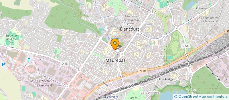 localisation de l'entreprise MONSIEUR NICOLAS HUSSENET  MAUREPAS