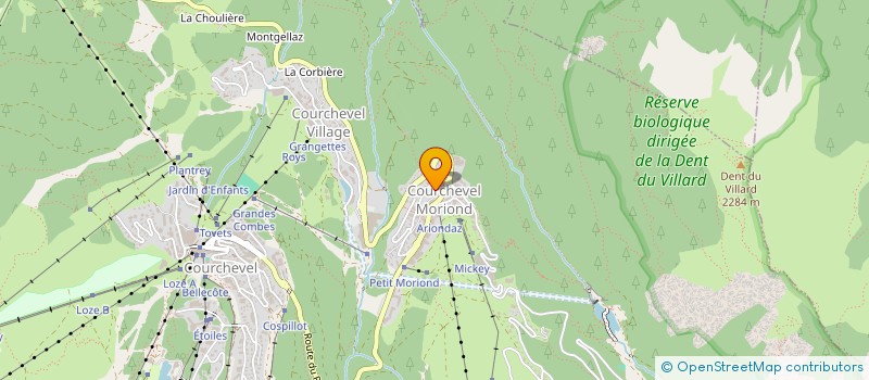 localisation de l'entreprise MONSIEUR NICOLAS HUTIN à COURCHEVEL
