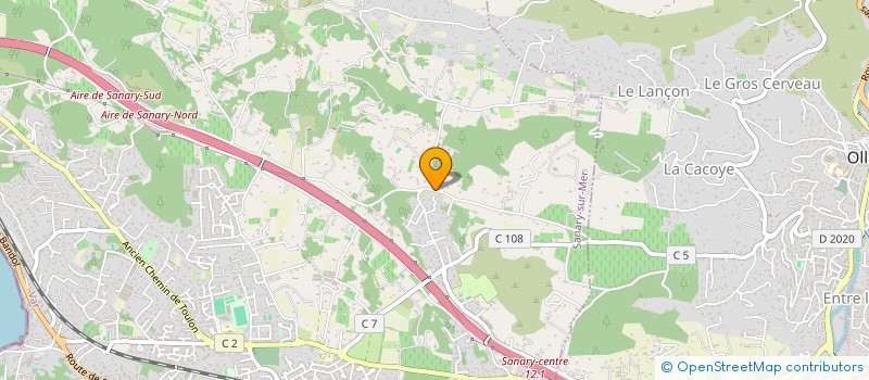localisation de l'entreprise MONSIEUR NICOLAS HUTTEL à SANARY-SUR-MER