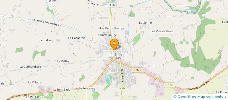 localisation de l'entreprise MONSIEUR NICOLAS HUW MORGAN  LE TEILLEUL