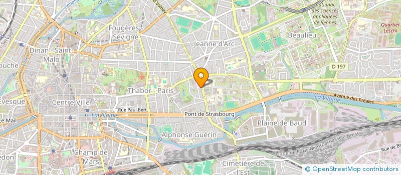 localisation de l'entreprise MONSIEUR NICOLAS IDCZAK  RENNES