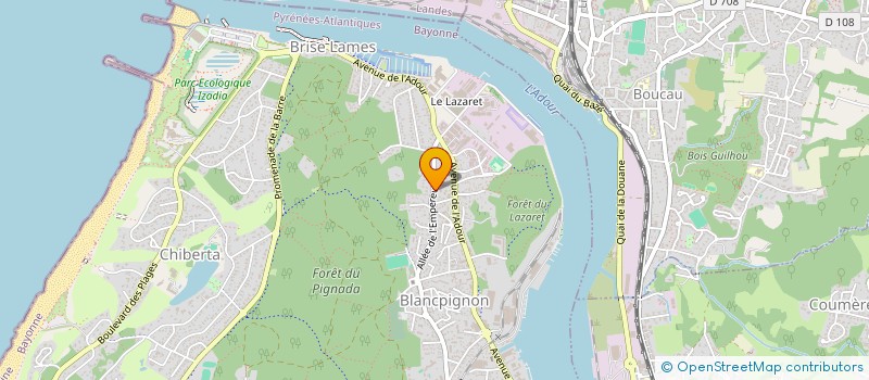 localisation de l'entreprise MONSIEUR NICOLAS IDIEDER  ANGLET