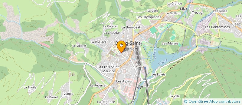 localisation de l'entreprise MONSIEUR NICOLAS IEROPOLI  BOURG-SAINT-MAURICE