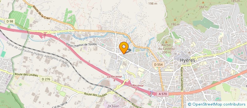 localisation de l'entreprise MONSIEUR NICOLAS ILY  HYERES