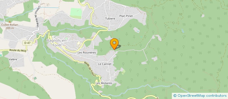 localisation de l'entreprise MONSIEUR NICOLAS IMPAGLIAZZO à BAGNOLS-EN-FORET