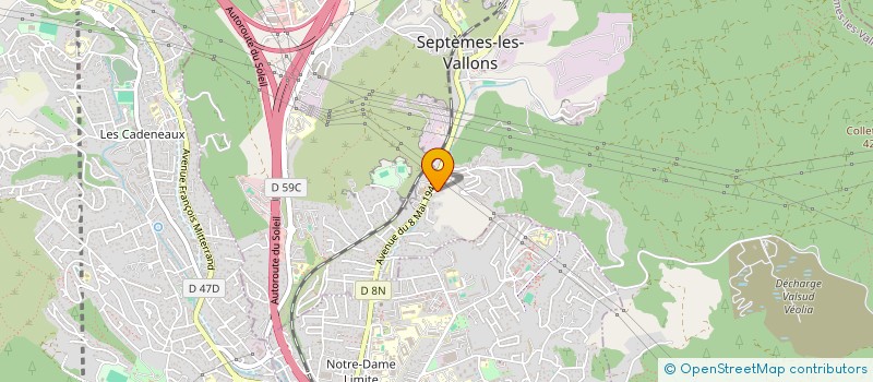 localisation de l'entreprise MONSIEUR NICOLAS INCANDELA à SEPTEMES LES VALLONS