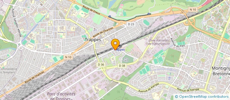 localisation de l'entreprise MONSIEUR NICOLAS INDERCHIT à TRAPPES