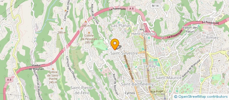 localisation de l'entreprise MONSIEUR NICOLAS ISEL  NICE