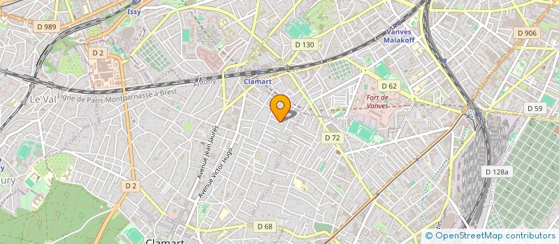 localisation de l'entreprise MONSIEUR NICOLAS ISNARD à CLAMART