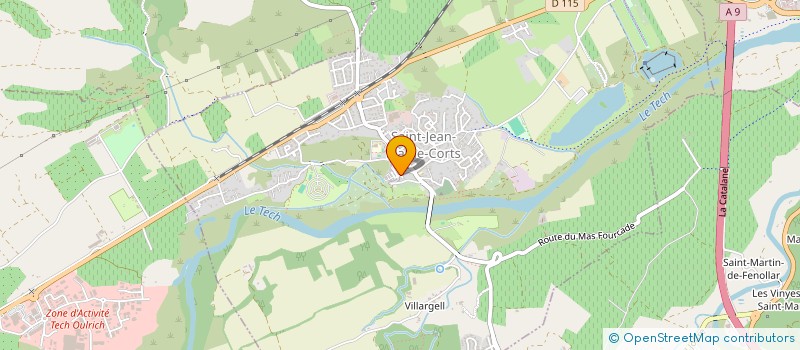 localisation de l'entreprise MONSIEUR NICOLAS IZERN  ST JEAN-PLA DE CORTS