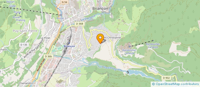 localisation de l'entreprise MONSIEUR NICOLAS IZQUIERDO  BRIANCON