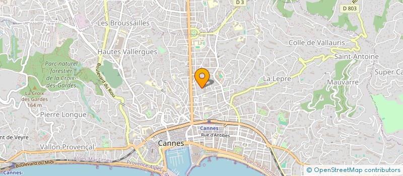 localisation de l'entreprise MONSIEUR NICOLAS JACOB à CANNES