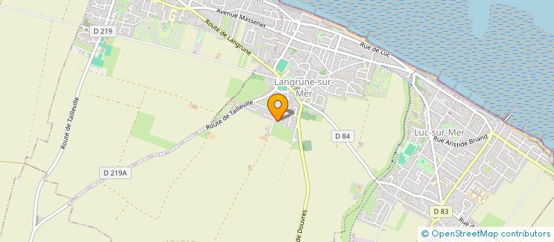 localisation de l'entreprise MONSIEUR NICOLAS JACQUEL  LANGRUNE-SUR-MER