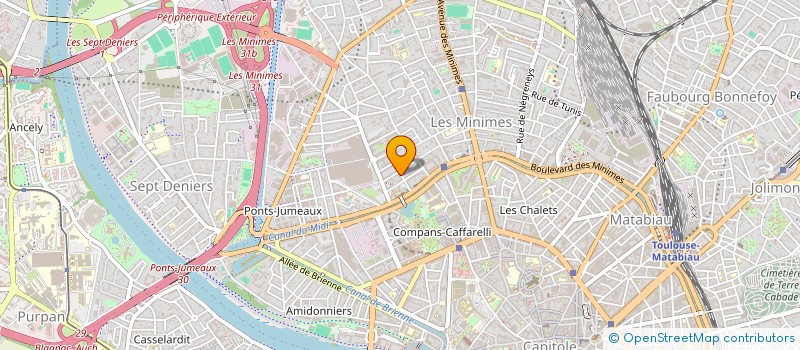 localisation de l'entreprise MONSIEUR NICOLAS JACQUELIN à TOULOUSE