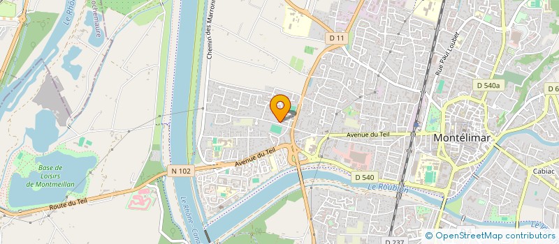 localisation de l'entreprise MONSIEUR NICOLAS JACQUELINET  MONTELIMAR