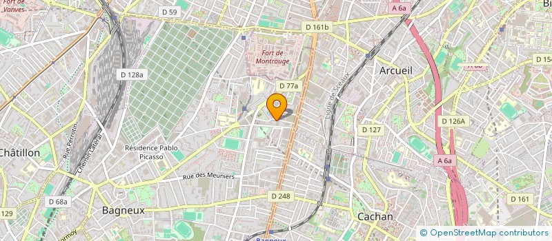localisation de l'entreprise MONSIEUR NICOLAS JACQUEMIN à BAGNEUX