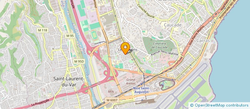 localisation de l'entreprise MONSIEUR NICOLAS JACQUEMIN  NICE