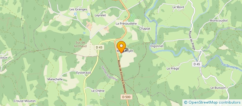 localisation de l'entreprise MONSIEUR NICOLAS JACQUEMOND  LA SEAUVE-SUR-SEMENE