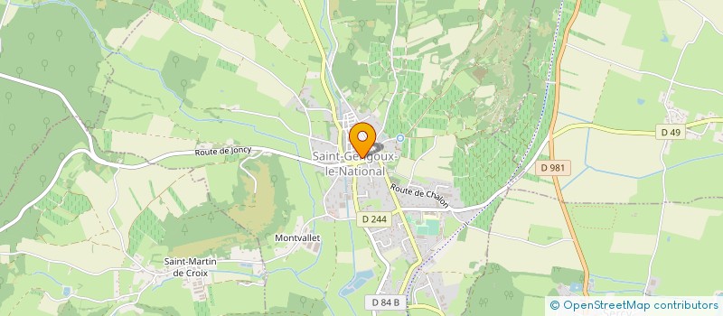 localisation de l'entreprise MONSIEUR NICOLAS JACQUET  SAINT-GENGOUX-LE-NATIONAL