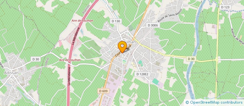 localisation de l'entreprise MONSIEUR NICOLAS JACQUEY  PAULHAN