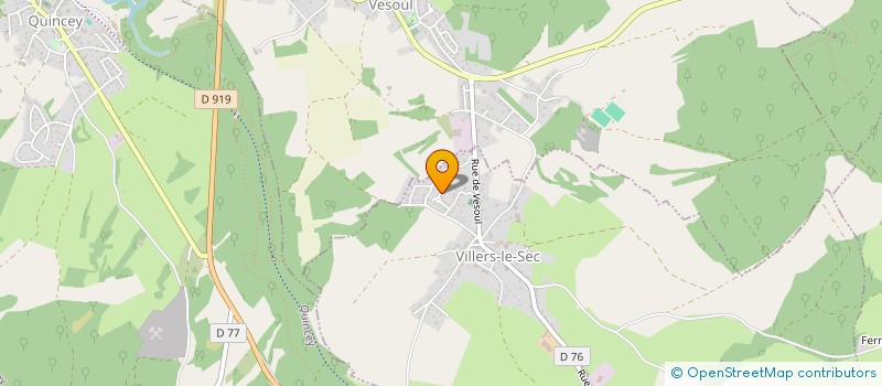 localisation de l'entreprise MONSIEUR NICOLAS JACQUEY  VILLERS-LE-SEC