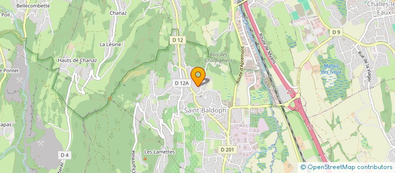 localisation de l'entreprise MONSIEUR NICOLAS JACQUIER  SAINT-BALDOPH